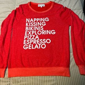 Wildfox baggy beach jumper sweatshirt. Women’s size S.